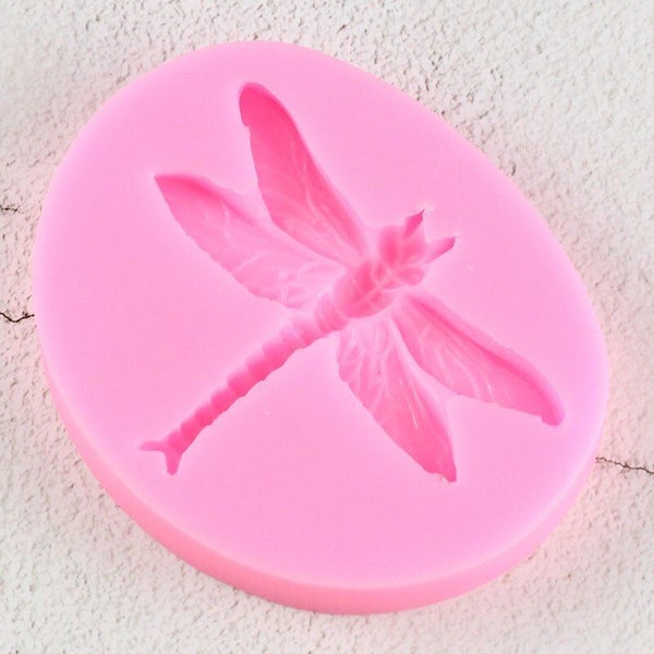 3D Dragonfly Silicone Molds Chocolate Gumpaste Candy Polymer Clay Mold DI CHK177 Carousel 2