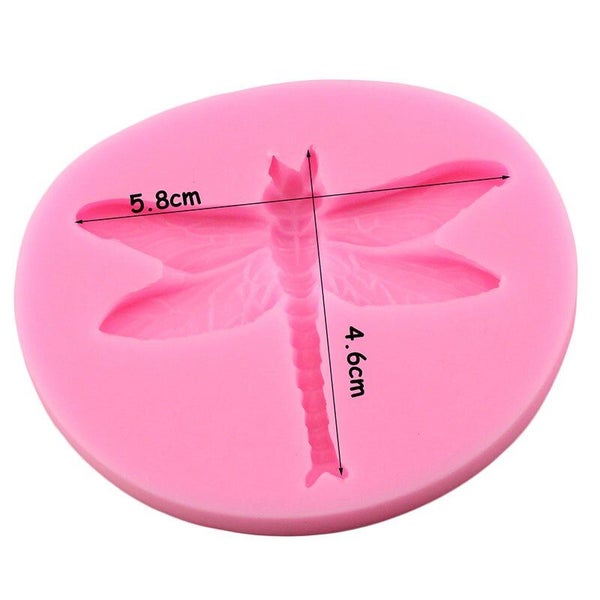 3D Dragonfly Silicone Molds Chocolate Gumpaste Candy Polymer Clay Mold DI CHK177 Carousel 6