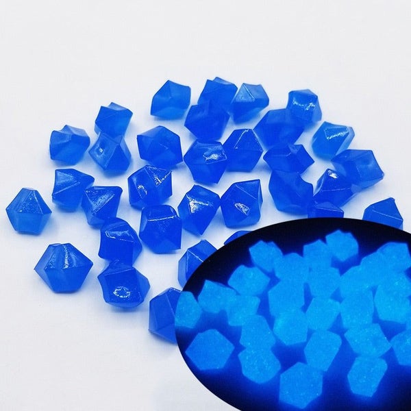 100pcs/300PCS Glow Pebbles Luminous Stones Glow Home Fish Tank Garden Dec CHK177 Carousel 11
