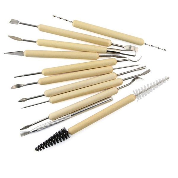 11pieces DIY Art Clay Pottery Tool set Crafts Clay Sculpting Tool kit Pot CHK177 Carousel 1