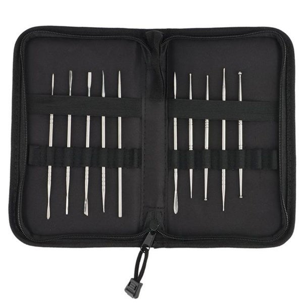 10Pcs Stainless Steel Clay Sculpture Engrave Tools for Modeling Carving C CHK177 Carousel 1