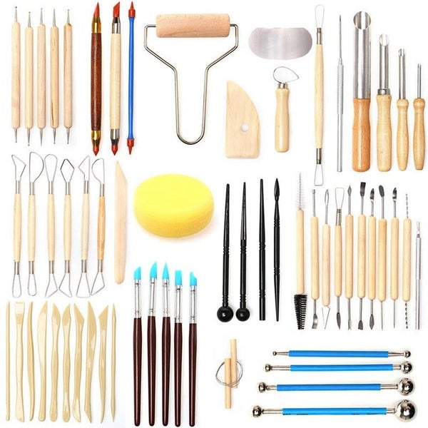 Ceramic Clay Tools Set Polymer Clay Tools Pottery Tools Set Wooden Potter CHK177 Carousel 2