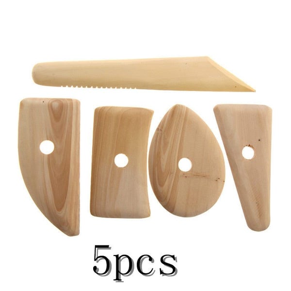 5Pcs Great Useful Home Decor Wood Pottery Clay Sculpture Ceramics Angel F CHK177 Carousel 6