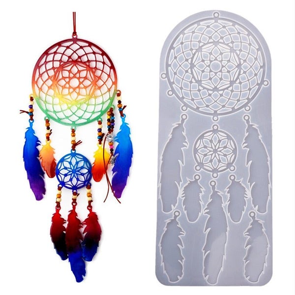 Large Size DIY Dream Catcher Casting Silicone Mould Crafts Jewelry Pendan CHK177 Carousel 2