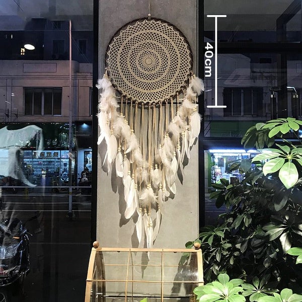 big dream catcher hanging/light decoration nordic decoration home girls r CHK177 Carousel 1