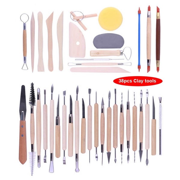 Arts Crafts Clay Sculpting Tools Pottery Carving Tool kit Pottery & Ceram CHK177 Carousel 1