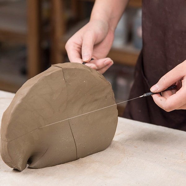 Pottery Tool Cutting Mud Piece 40 Cm Wire Cutting Mud Line Pottery DIY Mu CHK177 Carousel 2