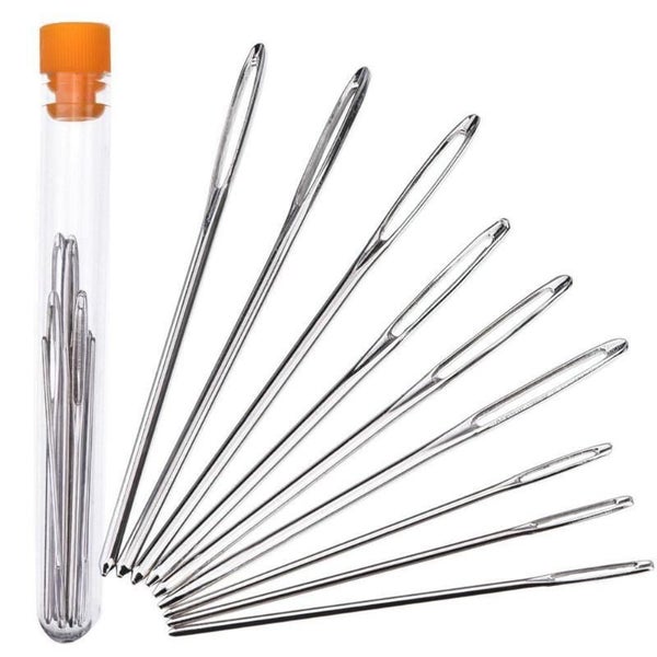 9 PCS Large Eye Blunt Sewing Needles Cross Stitch Knitting Needle Handmad CHK177 Carousel 2