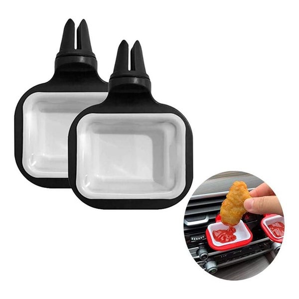2PCS Universal Car French Fries Holder Storage Box Bucket Fries Snacks Bo CHK177 Carousel 1