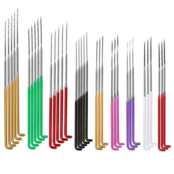 Nonvor 35Pcs 4 Types Wool Felting Needles Set Needle Felting Kit Felt Nee CHK177 Carousel 1