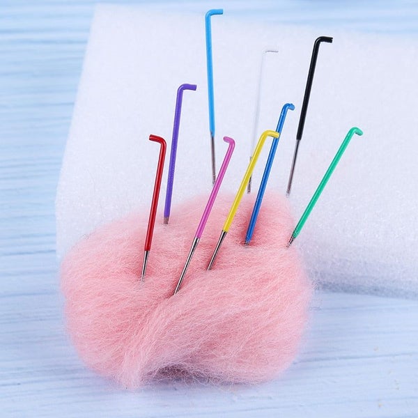 Nonvor 35Pcs 4 Types Wool Felting Needles Set Needle Felting Kit Felt Nee CHK177 Carousel 7