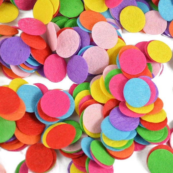 500pcs Round felt patches fabric pads accessory patches circle felt pads, CHK177 Carousel 1