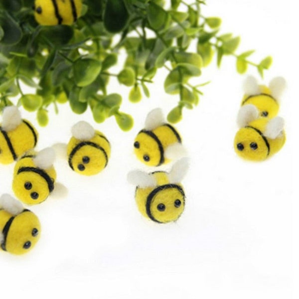 10pcs/pack Cute Little ic Kawaii Fluffy Soft Handmade Home Decoration Fel CHK177 Carousel 2