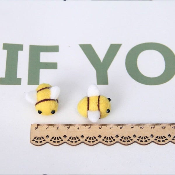 10pcs/pack Cute Little ic Kawaii Fluffy Soft Handmade Home Decoration Fel CHK177 Carousel 7