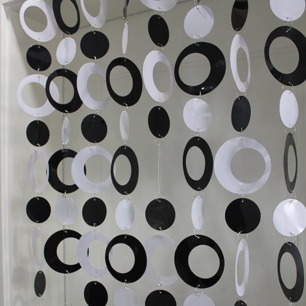 PVC colored plastic discs cartoon curtain Shutters Wedding background hom CHK177 Carousel 7