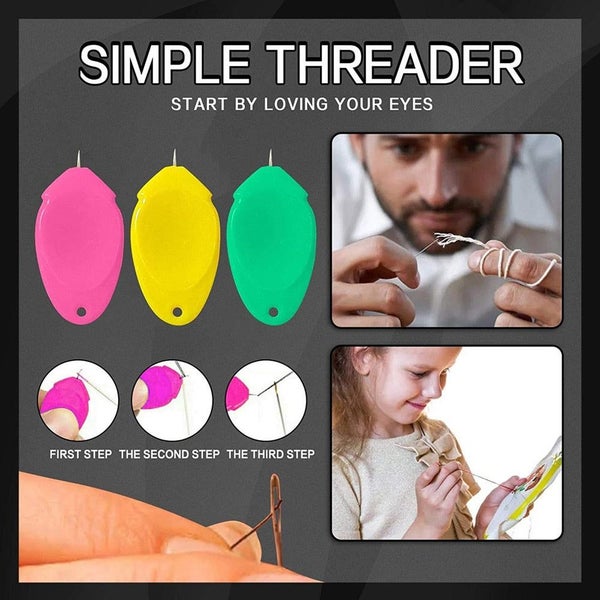 5/10Pcs Easy Needle Threader Needlework Accessory Stitch Inserter Tool fo CHK177 Carousel 9