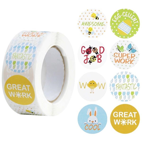 Gift Sealing Stickers 500pcs Thank You Love Design Diary Scrapbooking Sti CHK177 Carousel 1