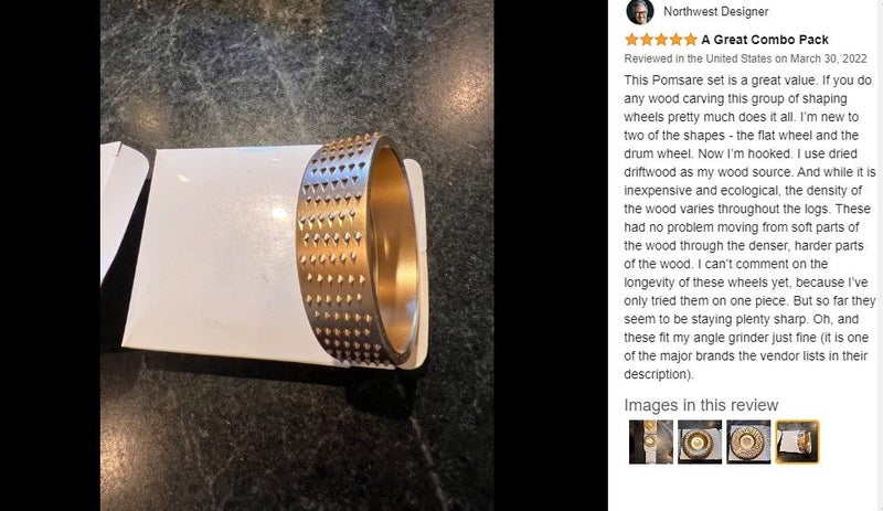 2Pcs Angle Grinder Tungsten Wood Disc Wheel *Local Buy* Carousel 2