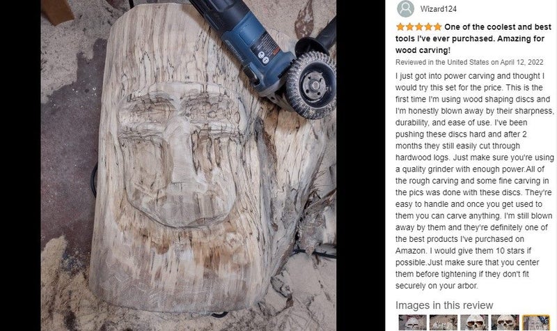 Brand New 2Pcs Angle Grinder Wood Disc Grinder Disc Wheels*Hot SALE Carousel 1