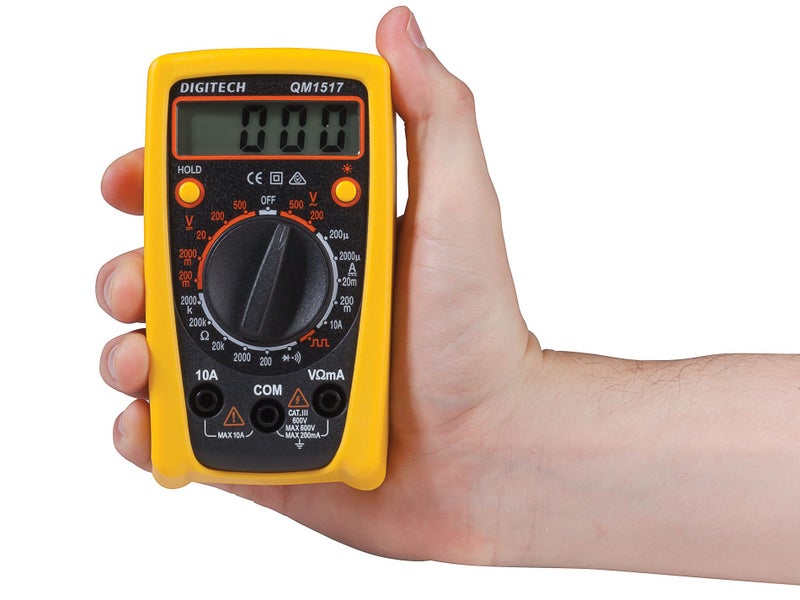 Digital Multimeter AC/DC Economy Data Hold Cat III 600V Carousel 3