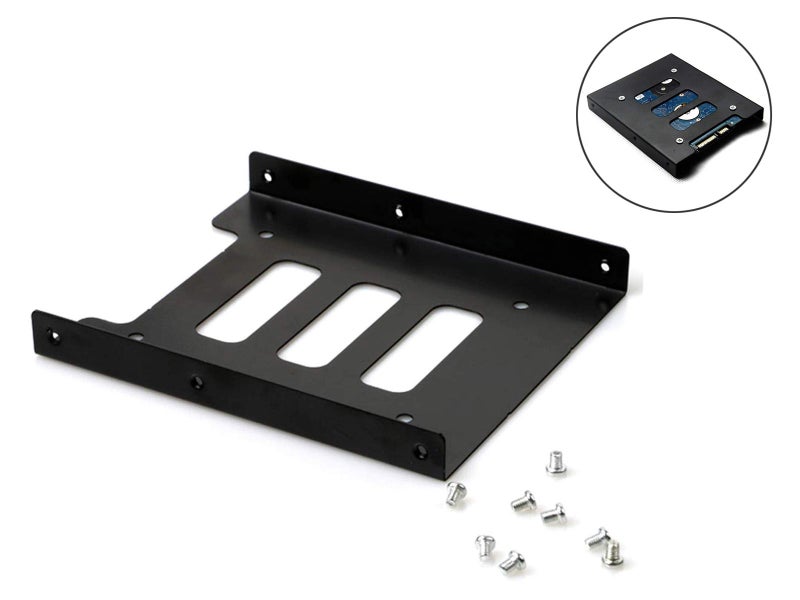 2Pcs SSD HDD Mounting Bracket 2.5" to 3.5" Carousel 2