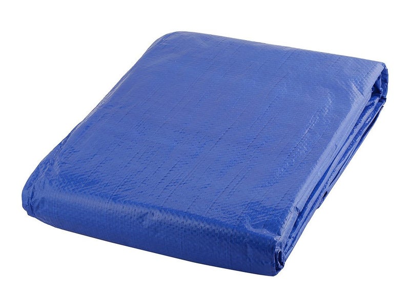 12' x 20' Tarpaulin - 3.65m x 6.09m Tarp 80gsm - Blue Carousel 1