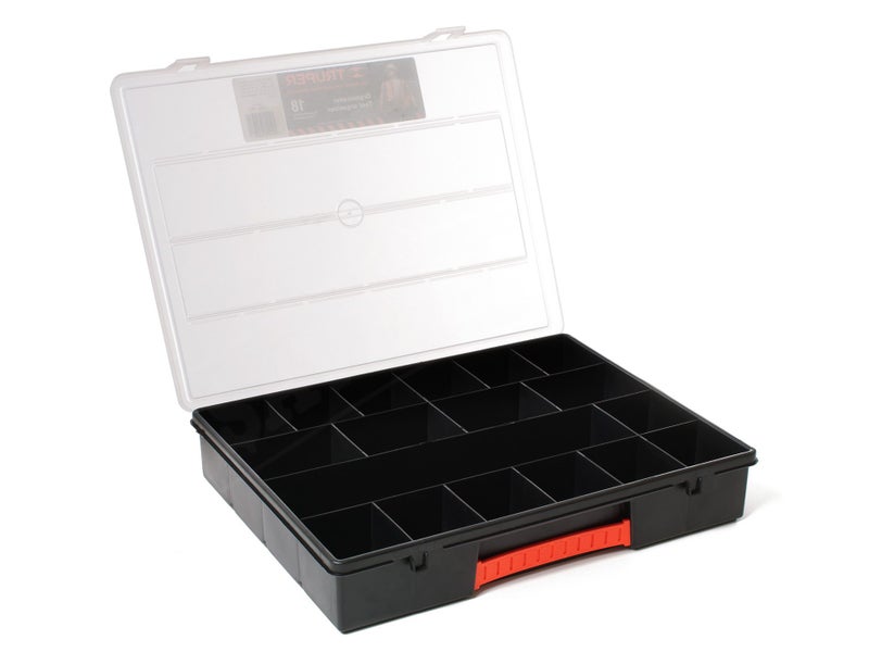 Storage Organiser Toolbox / Multi 18 Compartment Case Carousel 2