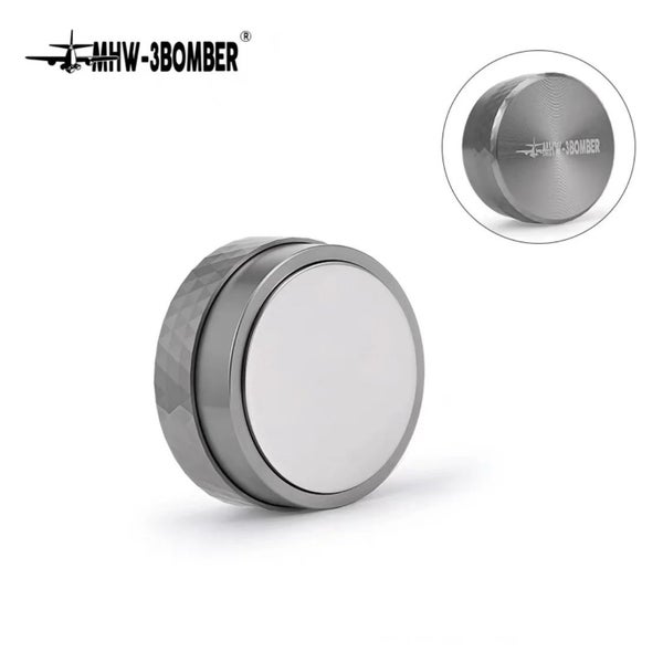 MHW-3BOMBER Stainless Steel Automatic Rebound 58mm Tamper - Grey Carousel 1