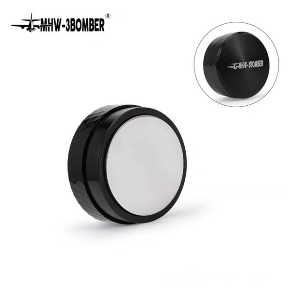 MHW-3BOMBER Stainless Steel Automatic Rebound 58mm Tamper - Black Carousel 1