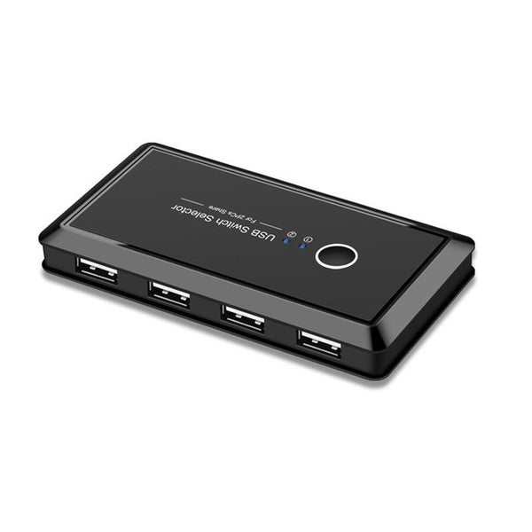 Kvm Switch Box 2 Computers Sharing 4 Usb Devices For Keyboard Scanner Projector Carousel 5