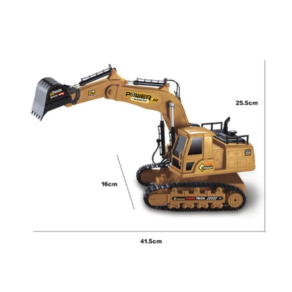 2.4G Wireless Remote Control Engineering Vehicle 10 Channel Excavator Simulation Carousel 2