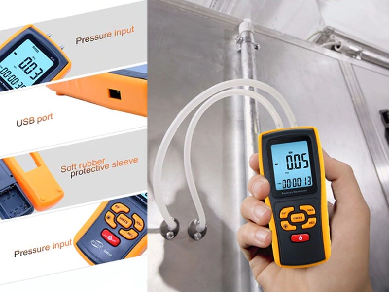 Digital Manometer Air Pressure Gauge Carousel 2