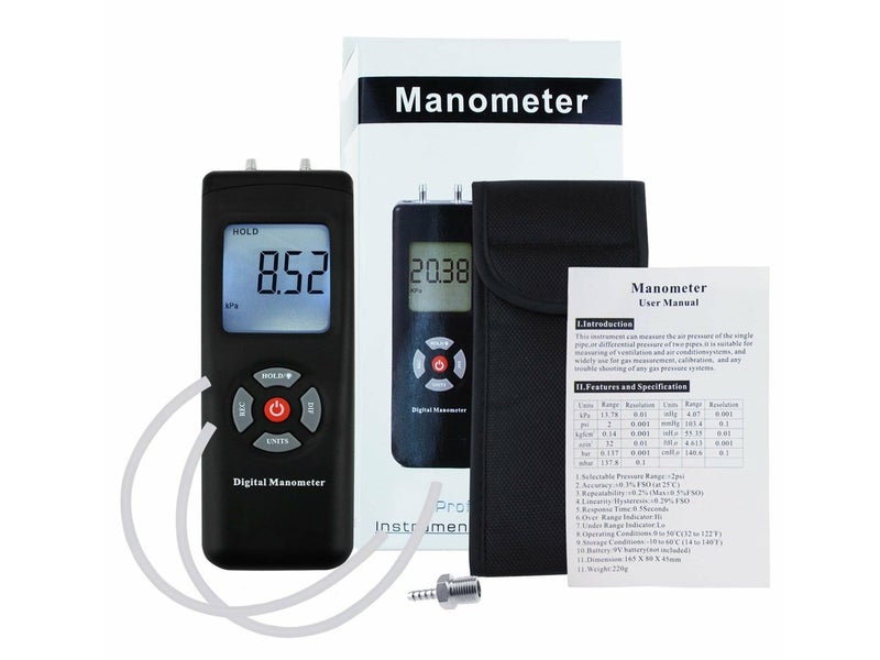 Digital Manometer Air Pressure Gauge Carousel 2