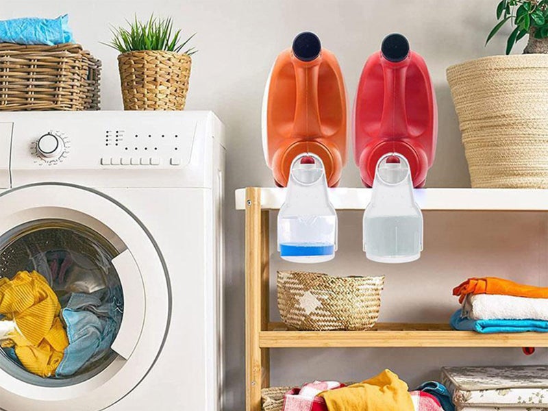 4X Laundry Detergent Cup Holder Detergent Drip Catcher Carousel 4