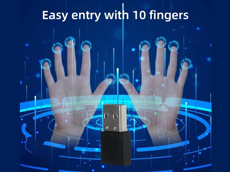 USB Fingerprint Key Reader Biometric Scanner for PC Sale Sale Carousel 2