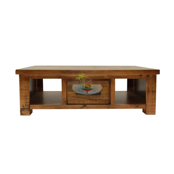 Woodgate# NZ Pine Rustic Coffee Table Carousel 7