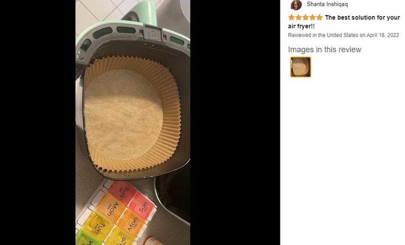 100Pcs Air Fryer Paper Basket Bowl Air Fryer Liners *Local Buy* Carousel 2