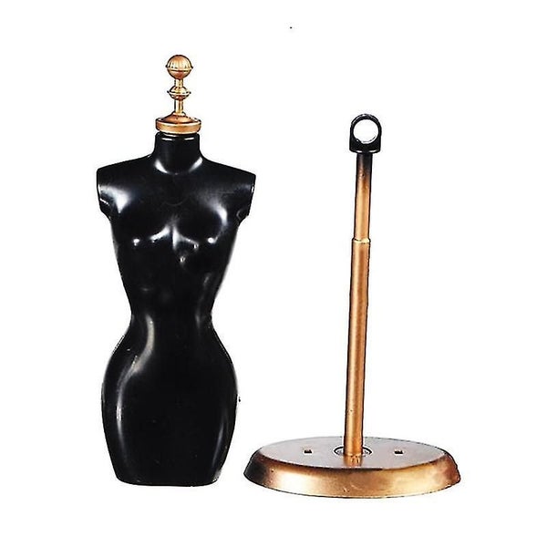 1pc New Fashion Clothes Gown Display Mannequin Model Stand For Doll Holder Dress Carousel 2