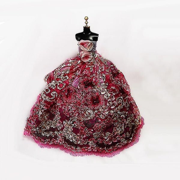 1pc New Fashion Clothes Gown Display Mannequin Model Stand For Doll Holder Dress Carousel 4
