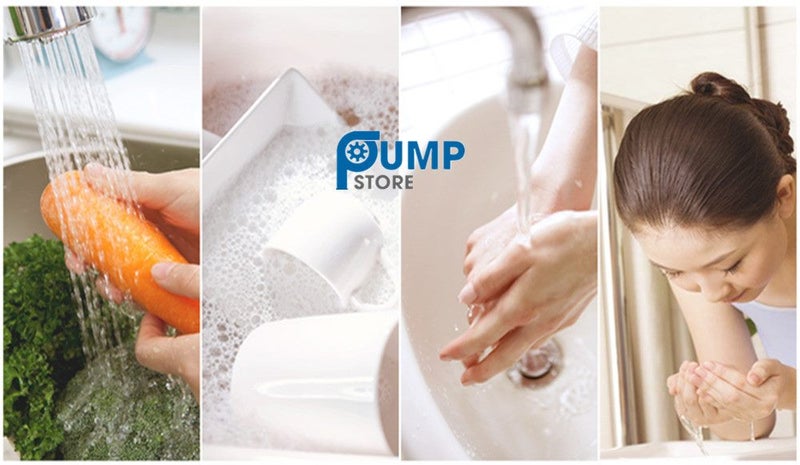 S. Steel Instant Electric Tankless LED Hot Water Heater Tap Bathroom Sink Basin Carousel 5