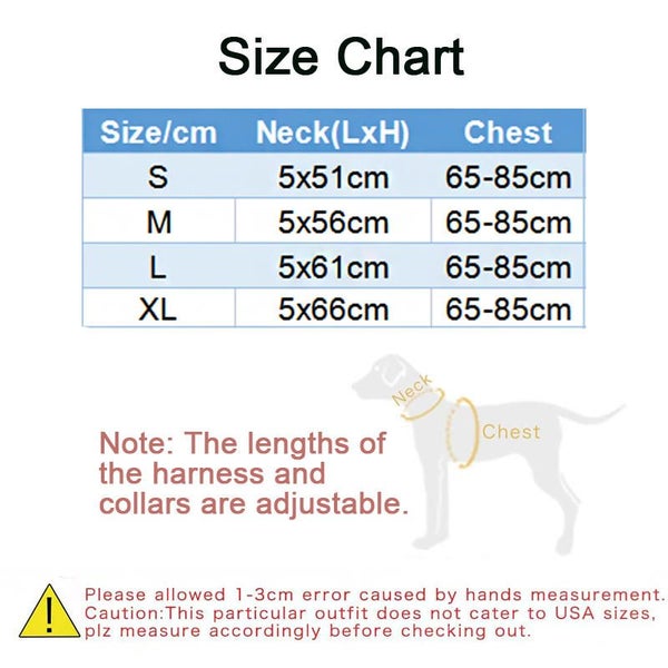 Pet Leash Collar Harness Three-piece Set Anti-bite Rivets -Red Carousel 2