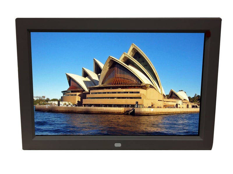 TODO 12" Digital Photo Frame Multimedia Player Usb Card Reader Jpeg Mp3 Avi B... Carousel 1