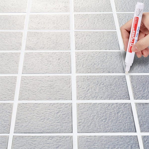 White Grout Marker Pen Tile Grout Restorer Paint Pen Plumbers Marker Carousel 2
