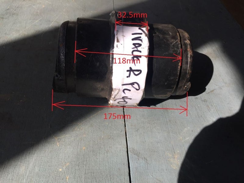 single flangeTrack Roller for Komatsu PC40 part no: 20T-30-84110 Carousel 1