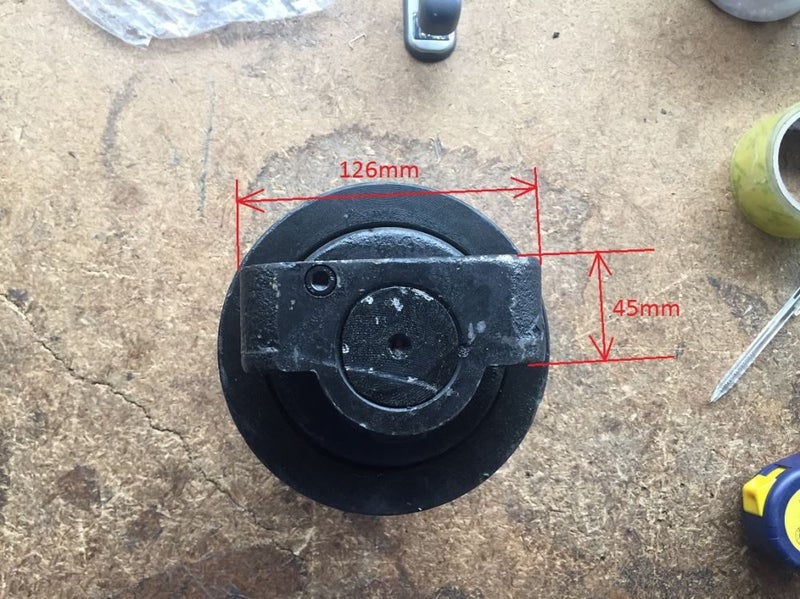 Track Roller for Komatsu PC60-5 / PC60-6 Double Flange part no: 201-30-00062 Carousel 4