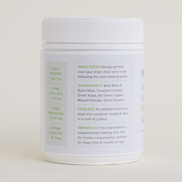 NRG+ DOGS & PUPS BOOST SUPPLEMENT 250gm Carousel 2