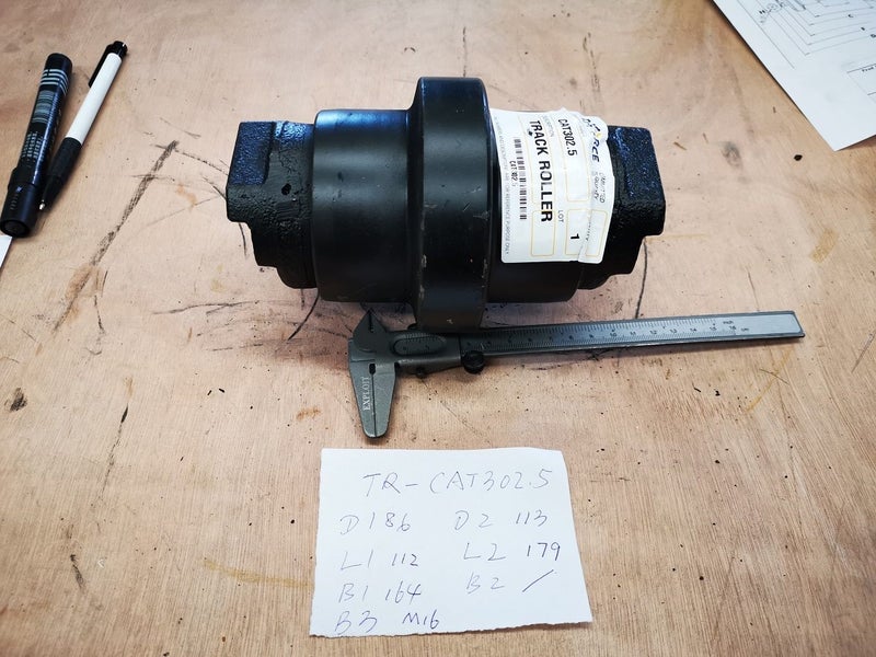 Track Roller single flange for CAT 302.5 part no:422-0863 Carousel 1