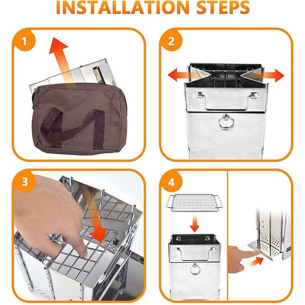New Camping Wood Stove Afterpay Carousel 8
