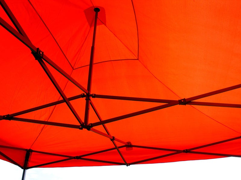 6x3m Gazebo Lawn Marquee | Pop Up Tent | RED Roof Awning | Outdoor Shade Carousel 2