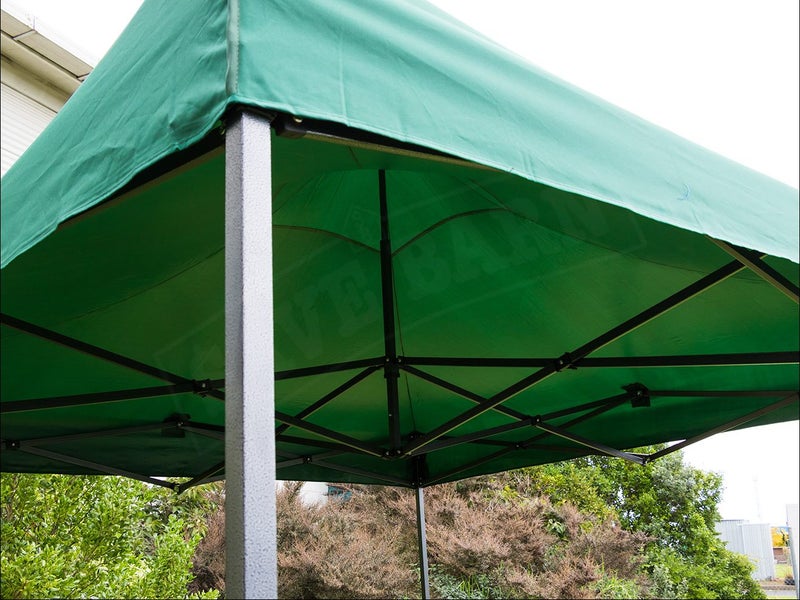 3x3m Gazebo Lawn Marquee | Pop Up Tent | GREEN Roof Awning | Outdoor Shade Carousel 3